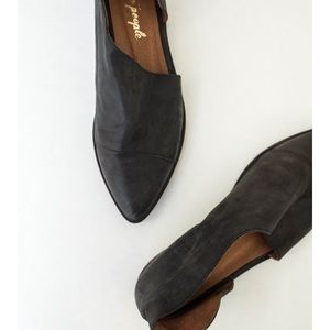 Free people black royale flats